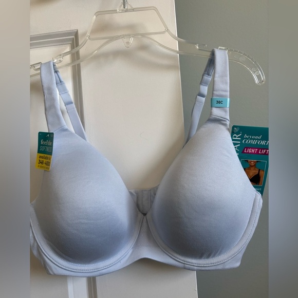 NWt Vanity Fair Beyond Comfort Full Coverage Underwire Bra 75204, blue, 36C - Picture 5 of 6